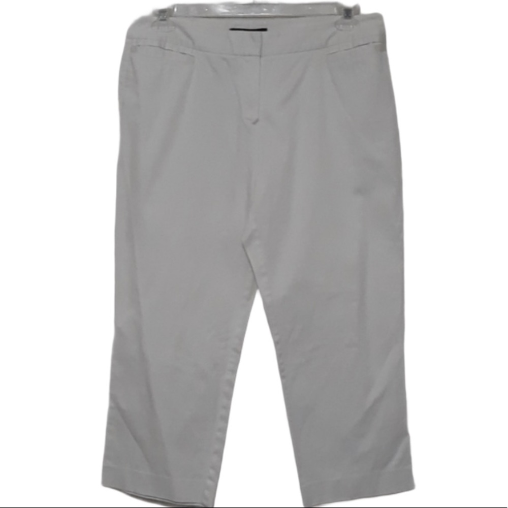 Lafayette 148 New York white capri crop pant